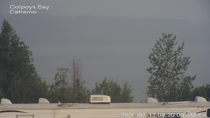 Live camera feed from Caframo in Georgian Bluffs, Ontario, Canada