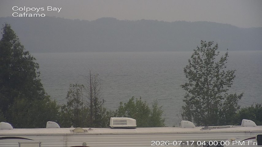 Live camera feed from Caframo in Georgian Bluffs, Ontario, Canada