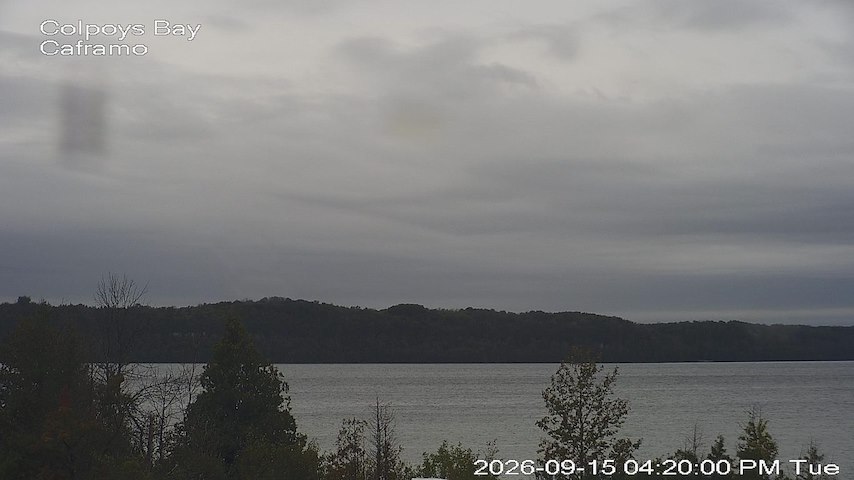 Live camera feed from Caframo in Georgian Bluffs, Ontario, Canada
