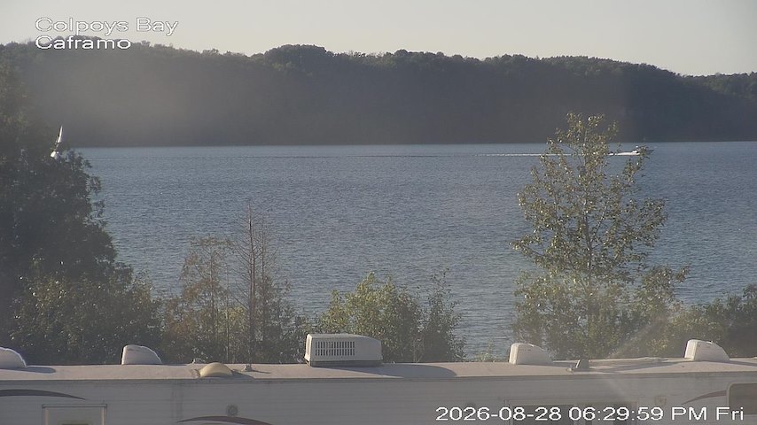 Live camera feed from Caframo in Georgian Bluffs, Ontario, Canada