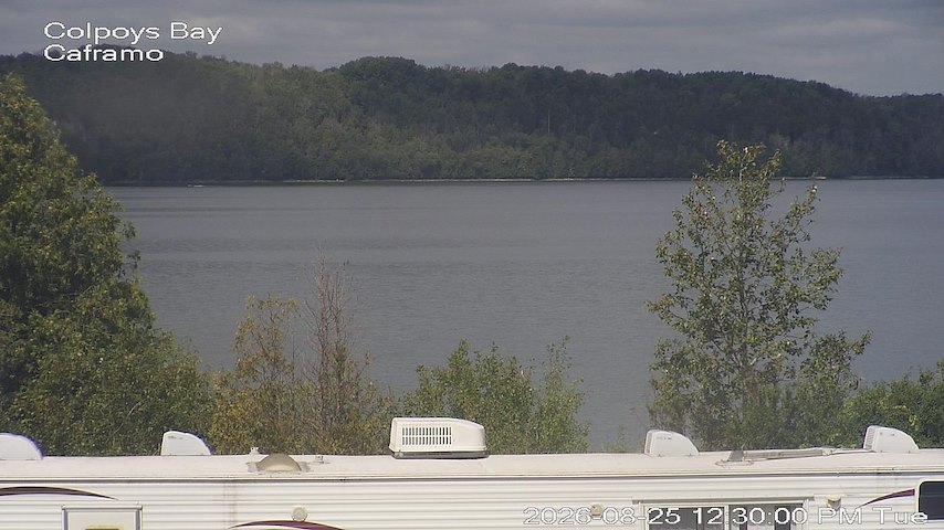 Live camera feed from Caframo in Georgian Bluffs, Ontario, Canada