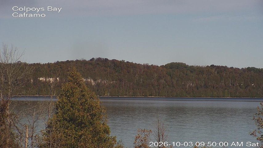 Live camera feed from Caframo in Georgian Bluffs, Ontario, Canada