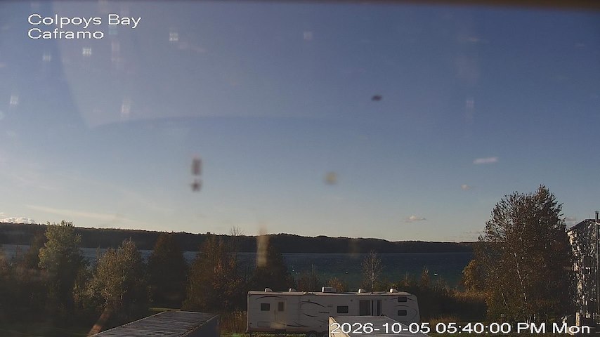Live camera feed from Caframo in Georgian Bluffs, Ontario, Canada