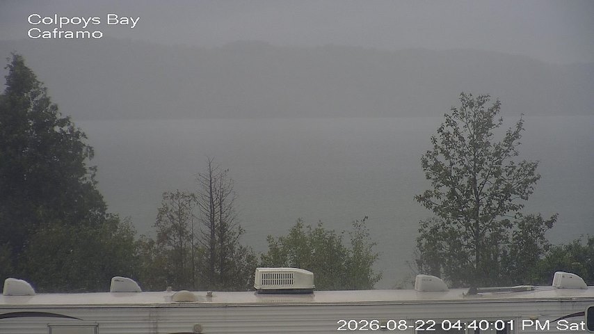 Live camera feed from Caframo in Georgian Bluffs, Ontario, Canada