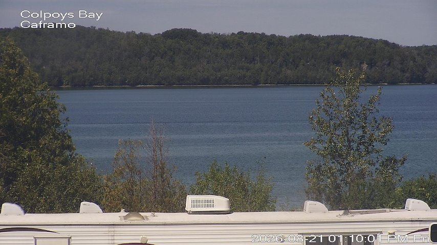 Live camera feed from Caframo in Georgian Bluffs, Ontario, Canada