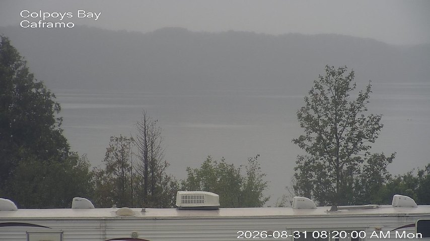 Live camera feed from Caframo in Georgian Bluffs, Ontario, Canada