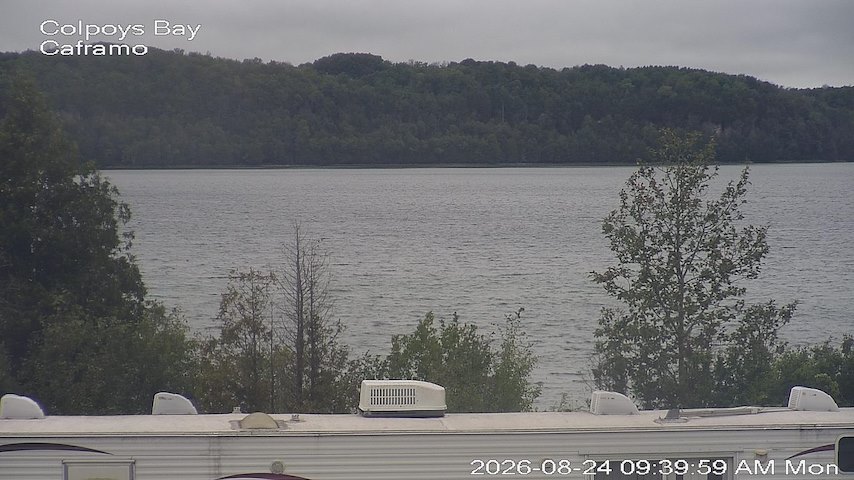 Live camera feed from Caframo in Georgian Bluffs, Ontario, Canada