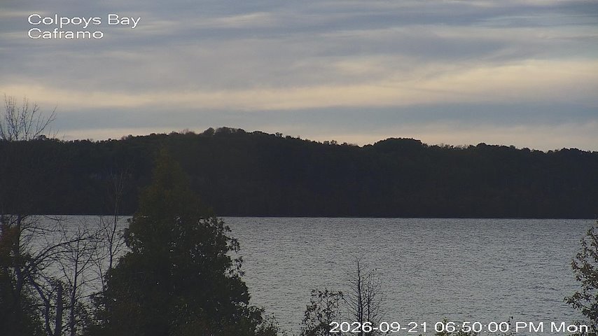 Live camera feed from Caframo in Georgian Bluffs, Ontario, Canada