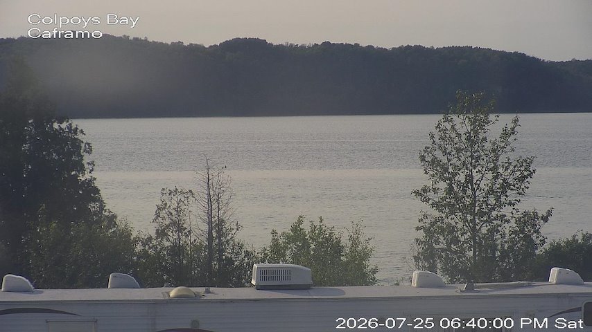 Live camera feed from Caframo in Georgian Bluffs, Ontario, Canada