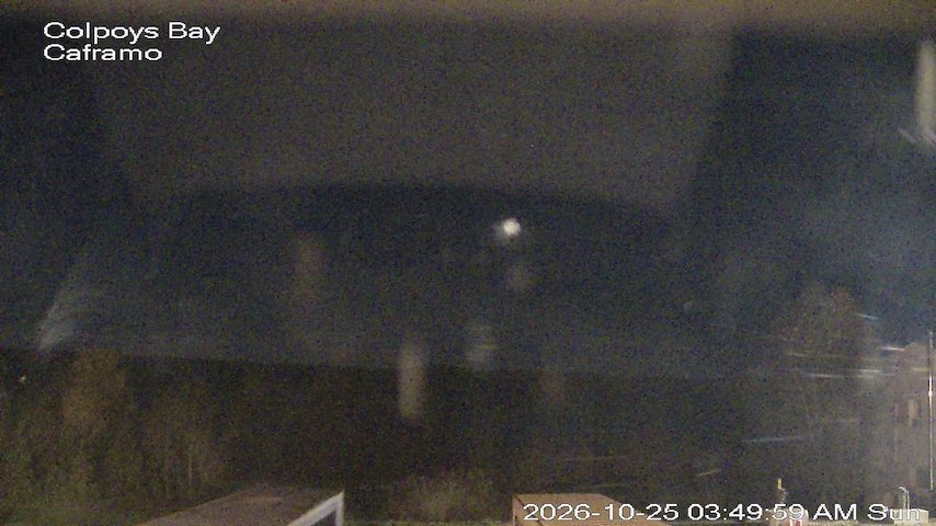 Live camera feed from Caframo in Georgian Bluffs, Ontario, Canada