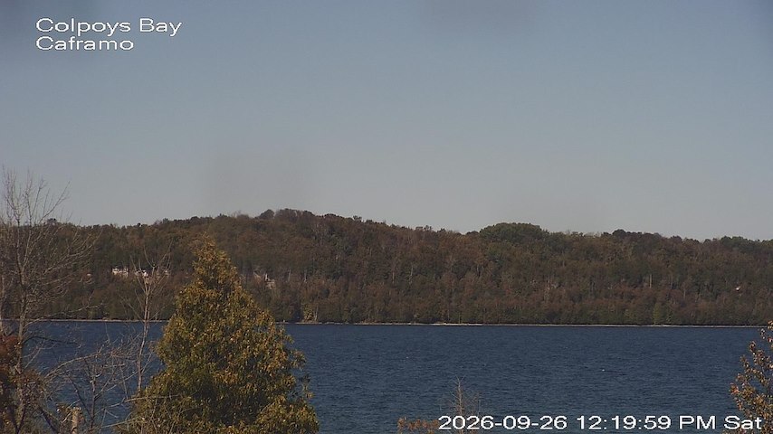 Live camera feed from Caframo in Georgian Bluffs, Ontario, Canada