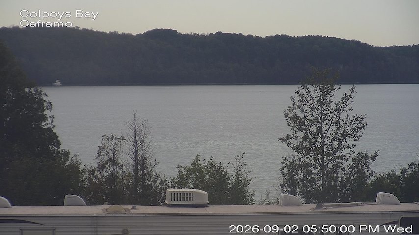 Live camera feed from Caframo in Georgian Bluffs, Ontario, Canada