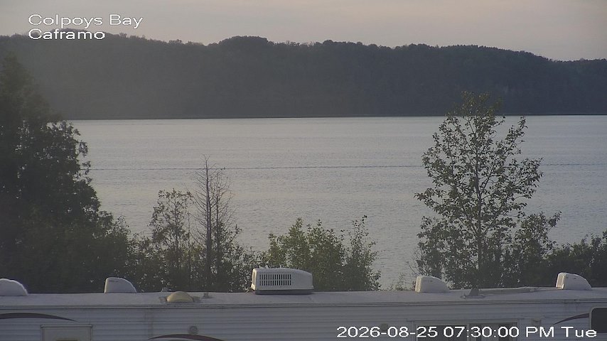 Live camera feed from Caframo in Georgian Bluffs, Ontario, Canada