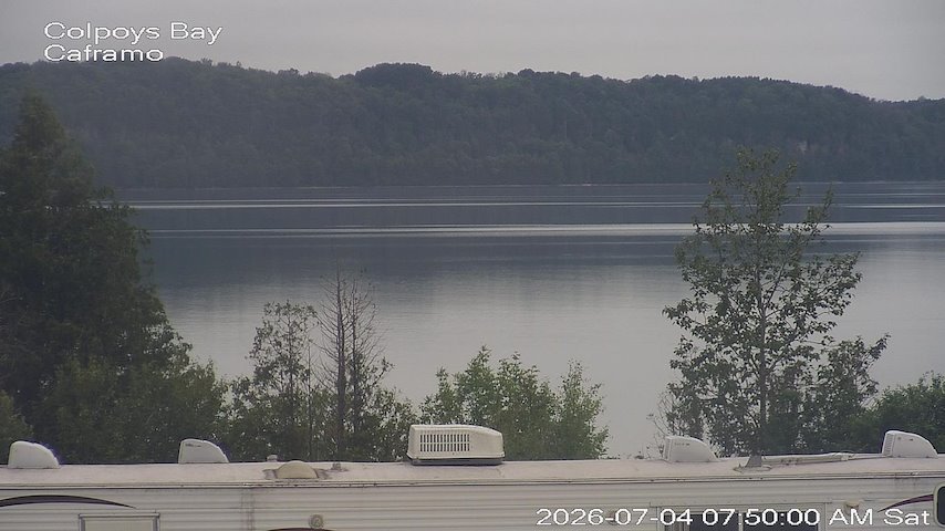 Live camerakanaal van Caframo in Georgian Bluffs, Ontario, Canada