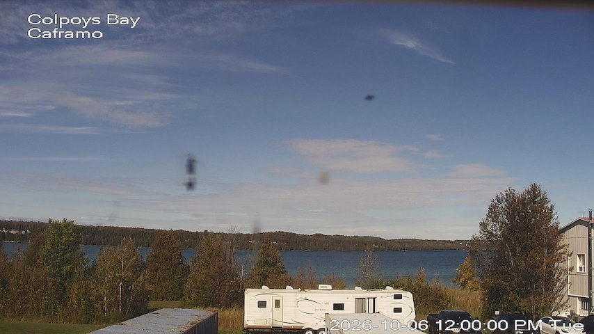 Live camera feed from Caframo in Georgian Bluffs, Ontario, Canada