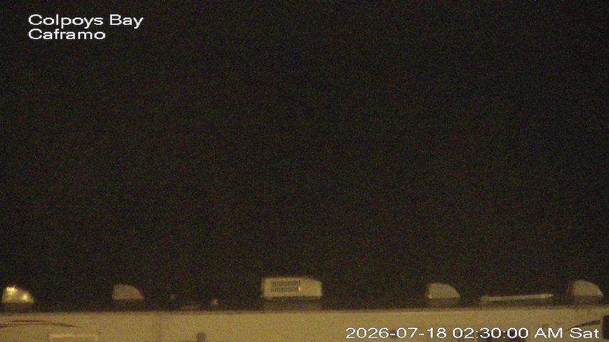 Live camera feed from Caframo in Georgian Bluffs, Ontario, Canada