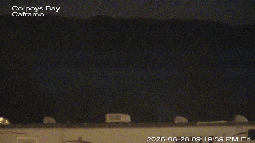 Live camera feed from Caframo in Georgian Bluffs, Ontario, Canada