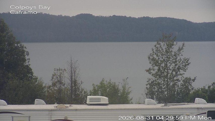 Live camera feed from Caframo in Georgian Bluffs, Ontario, Canada