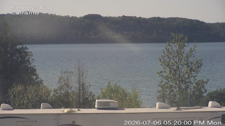 Live camera feed from Caframo in Georgian Bluffs, Ontario, Canada