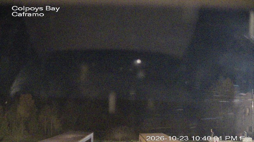 Live camera feed from Caframo in Georgian Bluffs, Ontario, Canada