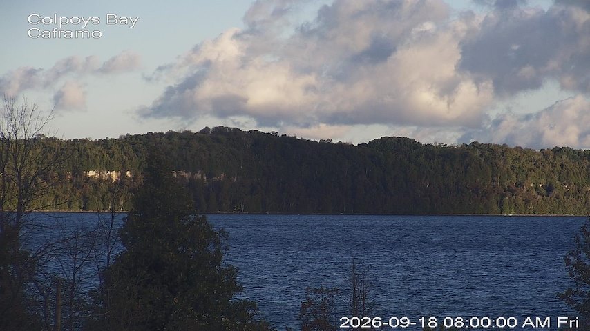 Live camera feed from Caframo in Georgian Bluffs, Ontario, Canada