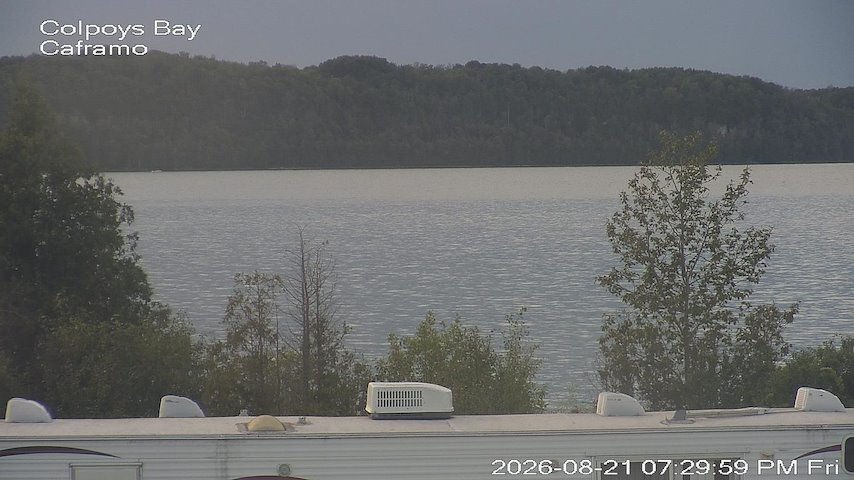 Live camera feed from Caframo in Georgian Bluffs, Ontario, Canada