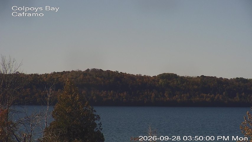 Live camera feed from Caframo in Georgian Bluffs, Ontario, Canada