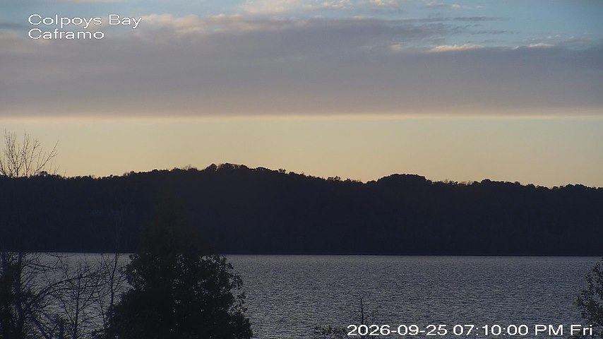 Live camera feed from Caframo in Georgian Bluffs, Ontario, Canada