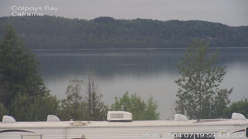 Live camera feed from Caframo in Georgian Bluffs, Ontario, Canada