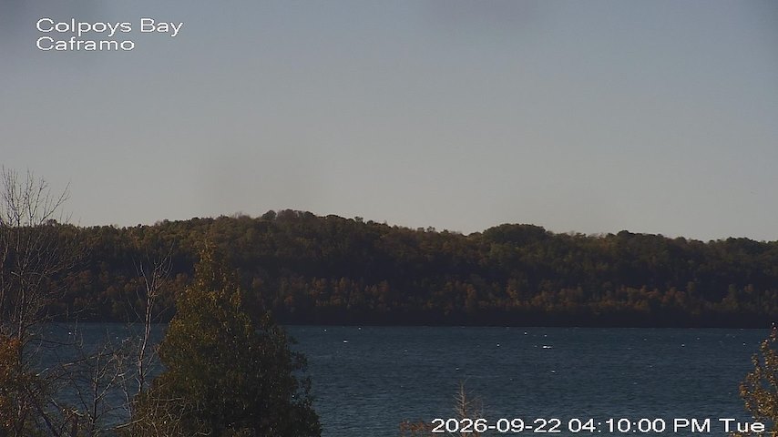 Canal de càmera en directe de Caframo a Georgian Bluffs, Ontario, Canada