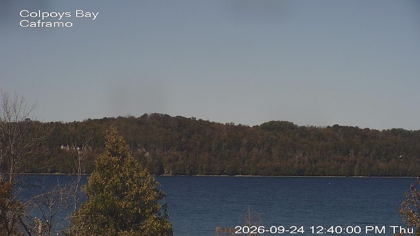 Live camera feed from Caframo in Georgian Bluffs, Ontario, Canada