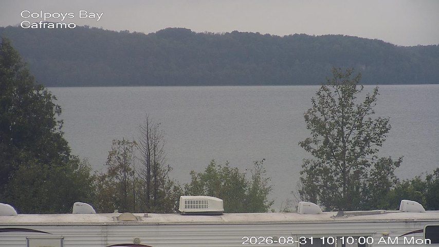 Live camera feed from Caframo in Georgian Bluffs, Ontario, Canada