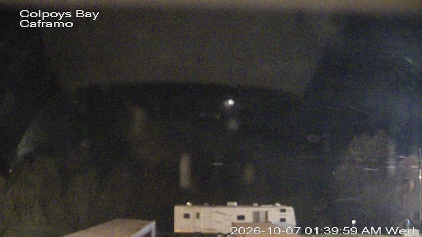 Live camera feed from Caframo in Georgian Bluffs, Ontario, Canada