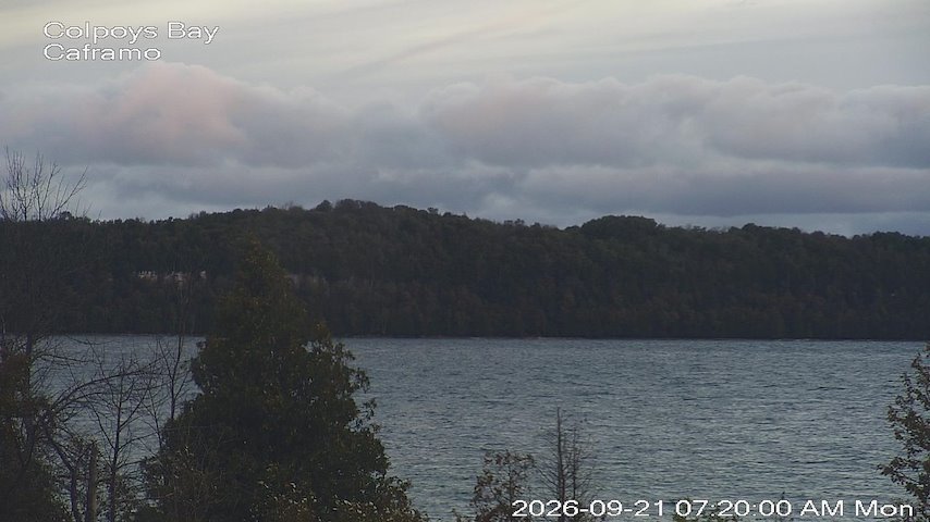 Live camera feed from Caframo in Georgian Bluffs, Ontario, Canada