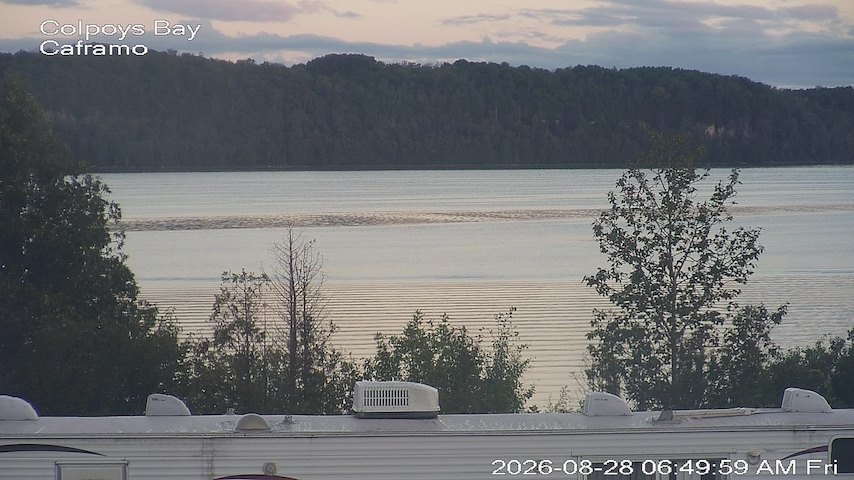 Live camera feed from Caframo in Georgian Bluffs, Ontario, Canada