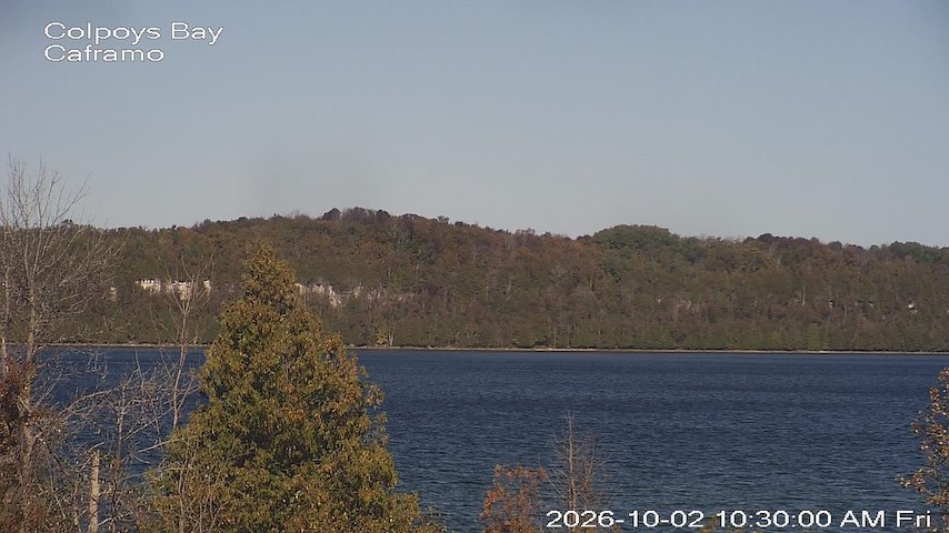 Live camera feed from Caframo in Georgian Bluffs, Ontario, Canada