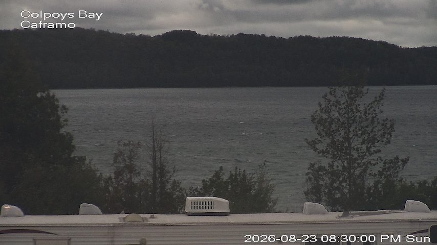 Live camera feed from Caframo in Georgian Bluffs, Ontario, Canada