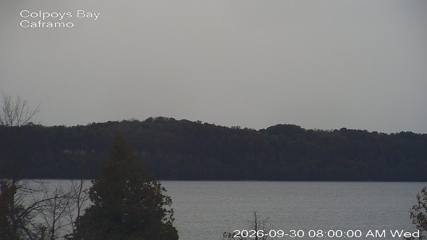 Live camera feed from Caframo in Georgian Bluffs, Ontario, Canada