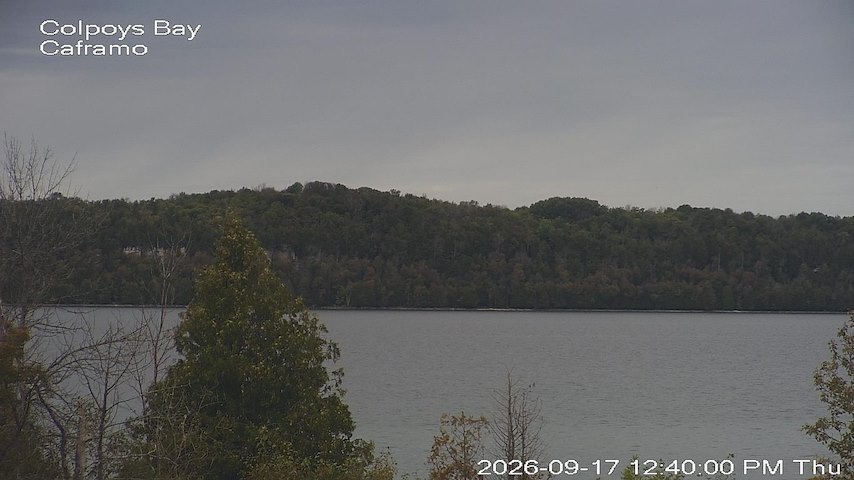 Live camera feed from Caframo in Georgian Bluffs, Ontario, Canada