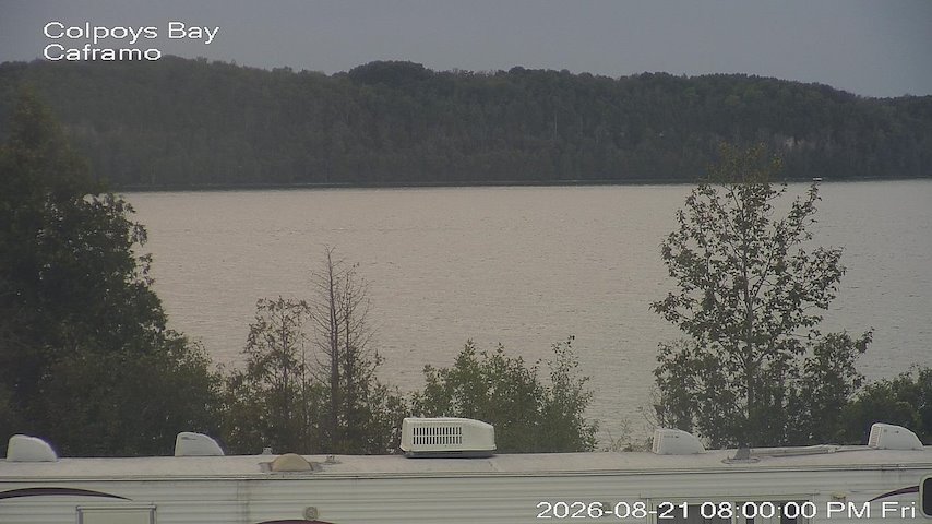 Live camera feed from Caframo in Georgian Bluffs, Ontario, Canada