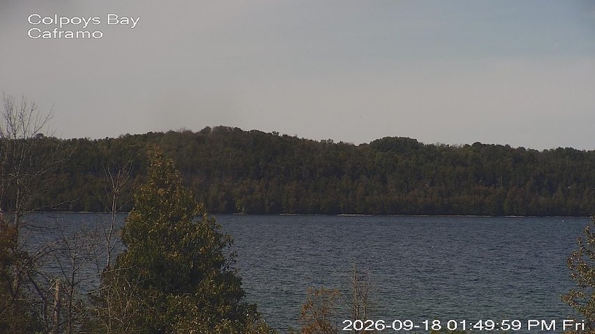 Live camera feed from Caframo in Georgian Bluffs, Ontario, Canada