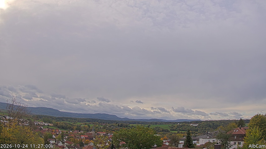 Live camera feed from 🇩🇪 AlbCam Goeppingen in View from Goeppingen to SW