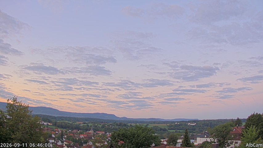 Live camera feed from 🇩🇪 AlbCam Goeppingen in View from Goeppingen to SW
