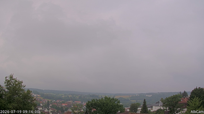 Live camera feed from AlbCam - Göppingen, Germany in View from Göppingen to SSW