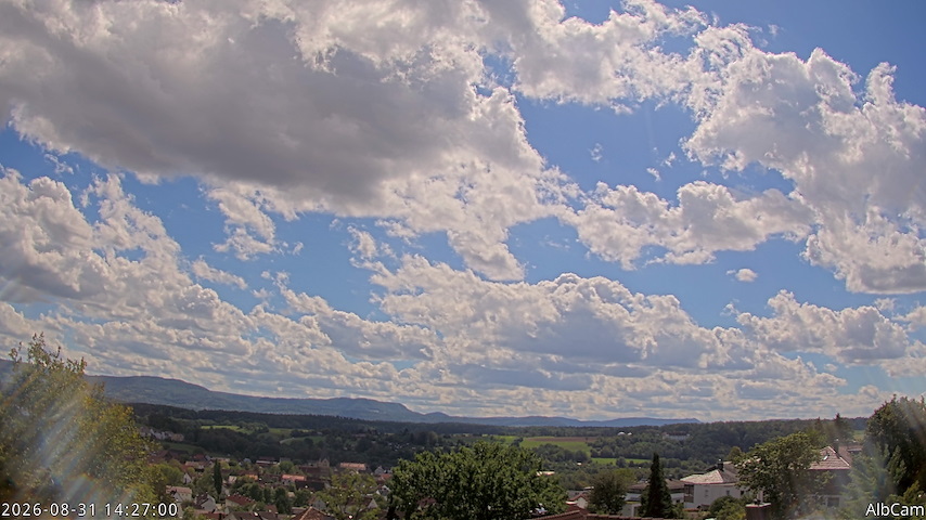 Live camera feed from 🇩🇪 AlbCam Goeppingen in View from Goeppingen to SW