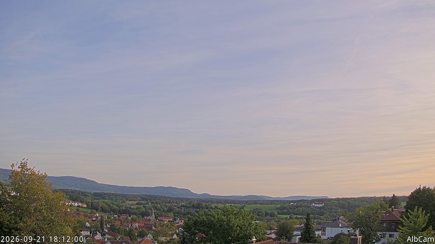 Live camera feed from 🇩🇪 AlbCam Goeppingen in View from Goeppingen to SW