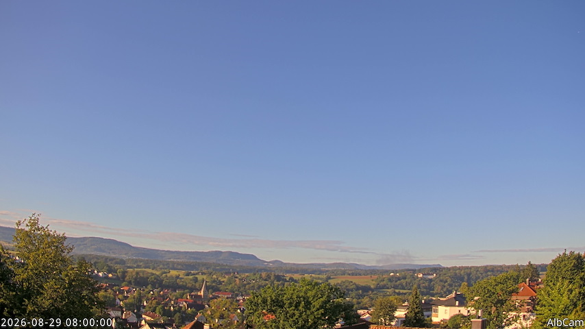 Live camera feed from 🇩🇪 AlbCam Goeppingen in View from Goeppingen to SW