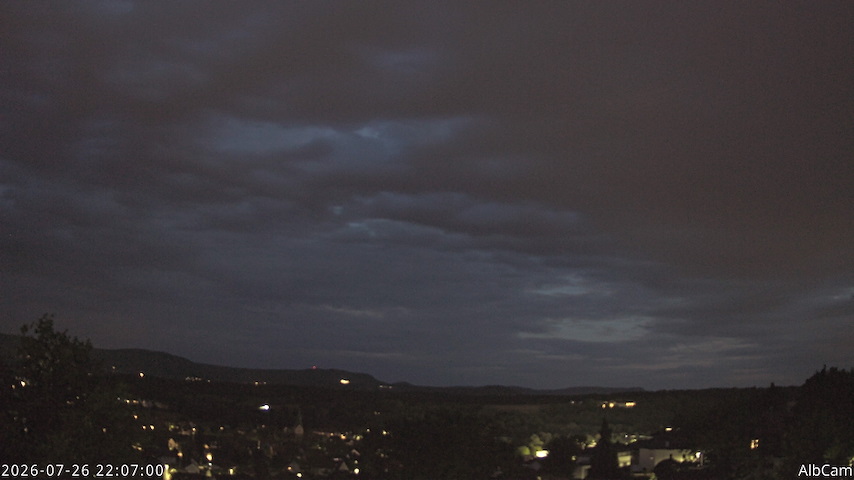 Live camera feed from AlbCam - Göppingen, Germany in View from Göppingen to SSW