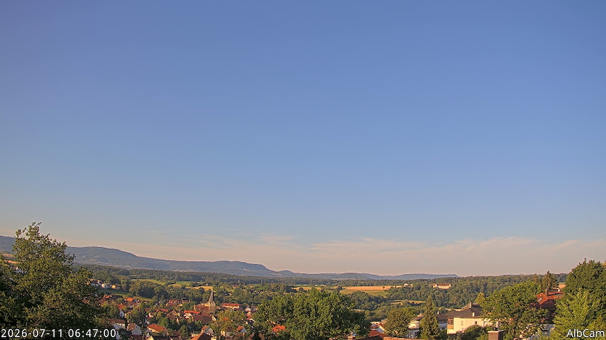 Live camera feed from AlbCam - Göppingen, Germany in View from Göppingen to SSW