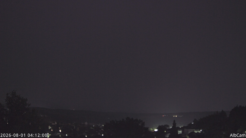 Live camera feed from AlbCam - Göppingen, Germany in View from Göppingen to SSW